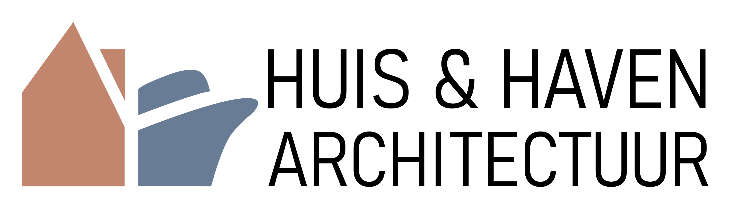 Huis en Haven architectuur LOGO VECTOR